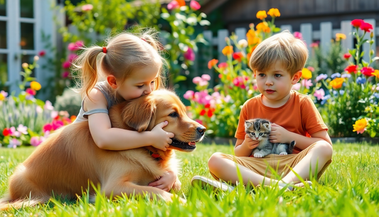Growing Together — The Beautiful Bond Between Kids and Pets